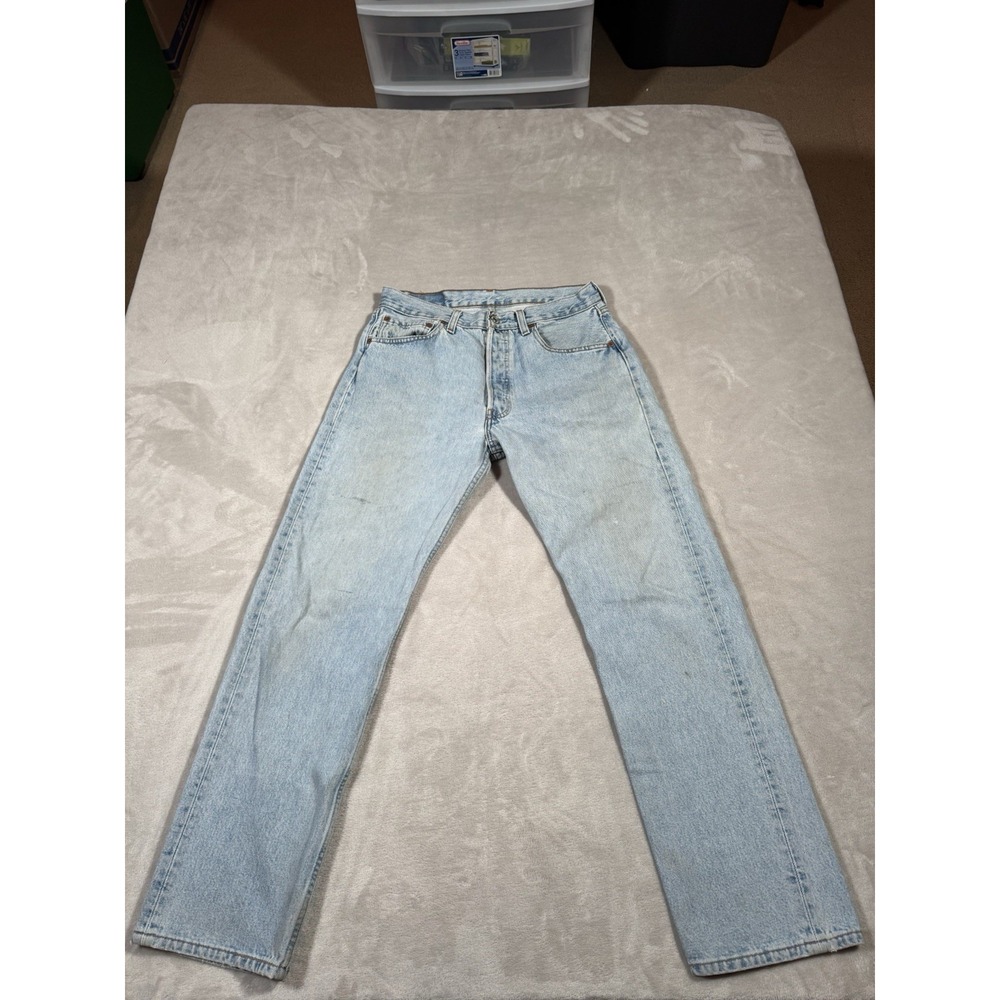 Vintage 90s Levis 501xx Jeans Size 32x30 (Fit 28x28) Button Fly MADE IN USA